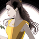 Emma Watson as Belle, interpreted by artist Craig Drake for an upcoming art show. All Images: Cyclops Print Works